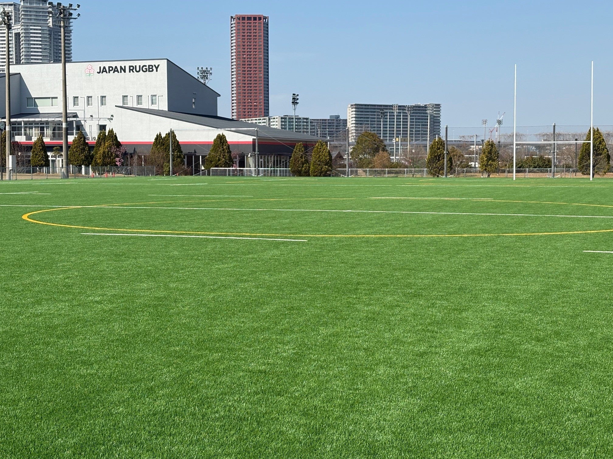 住友ゴム工業、日本ラグビー協会の第2グラウンドでWorld Rugby認定人工芝を提供