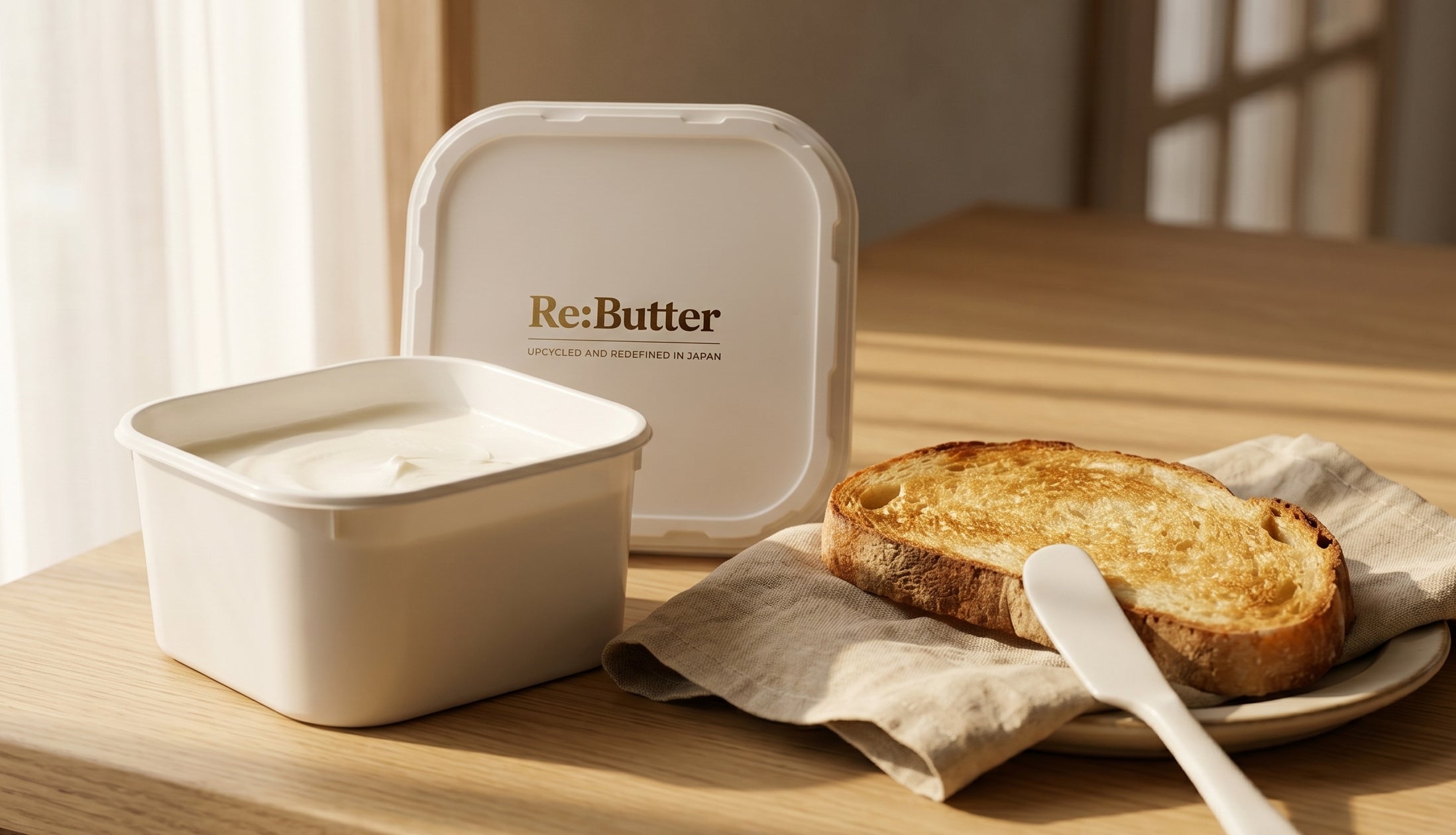 脱脂粉乳8万トン超の在庫問題をアップサイクル——Re Designが次世代バター代替「Re:Butter」を開発